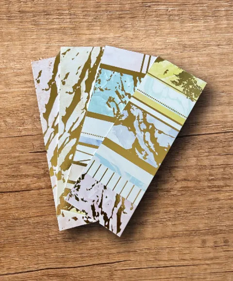 Marble Bookmark 4 pack