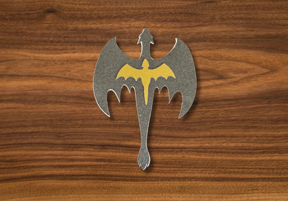 Gold & Black Dragon Bookmark