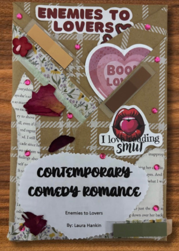 Blind Date With Laura Hankin and handmade bookmark