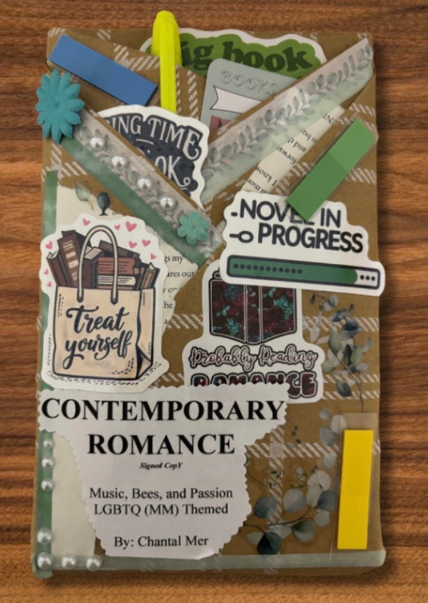 Blind Date With Chantel Mer and handmade bookmark