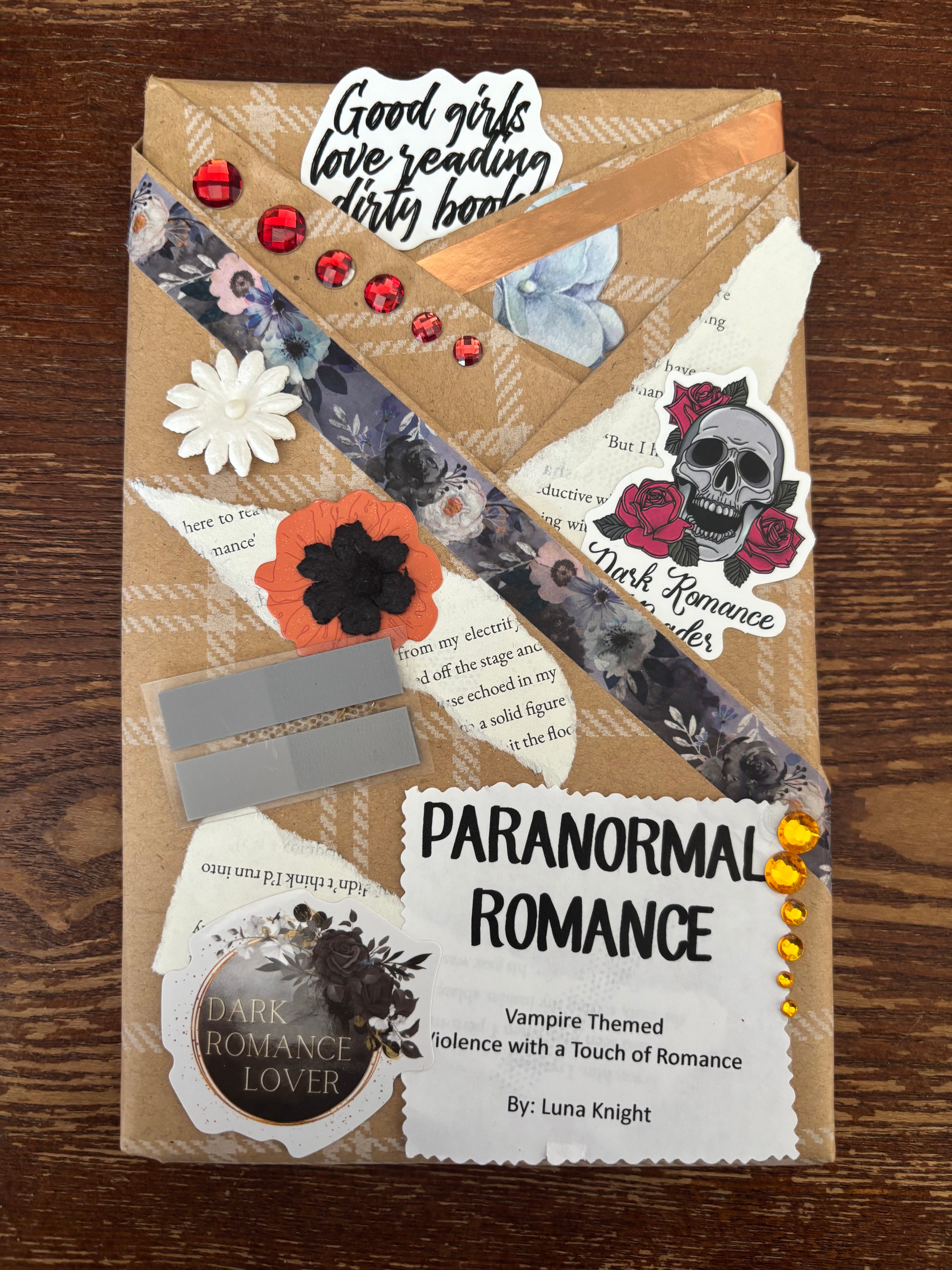 Blind date with Luna Knight and homemade bookmark