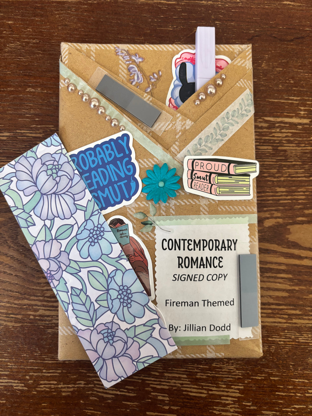 Blind Date with Jillian Dodd and homemade bookmark