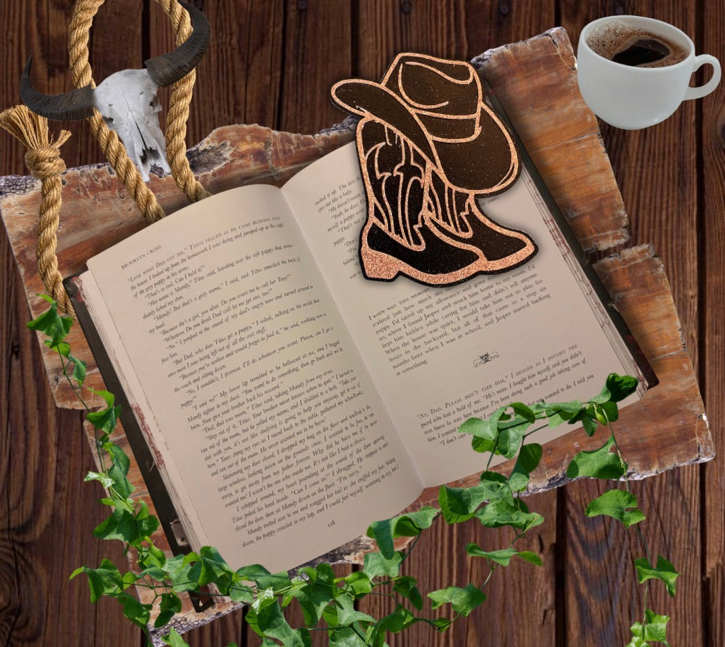 Cow Boy custom bookmark