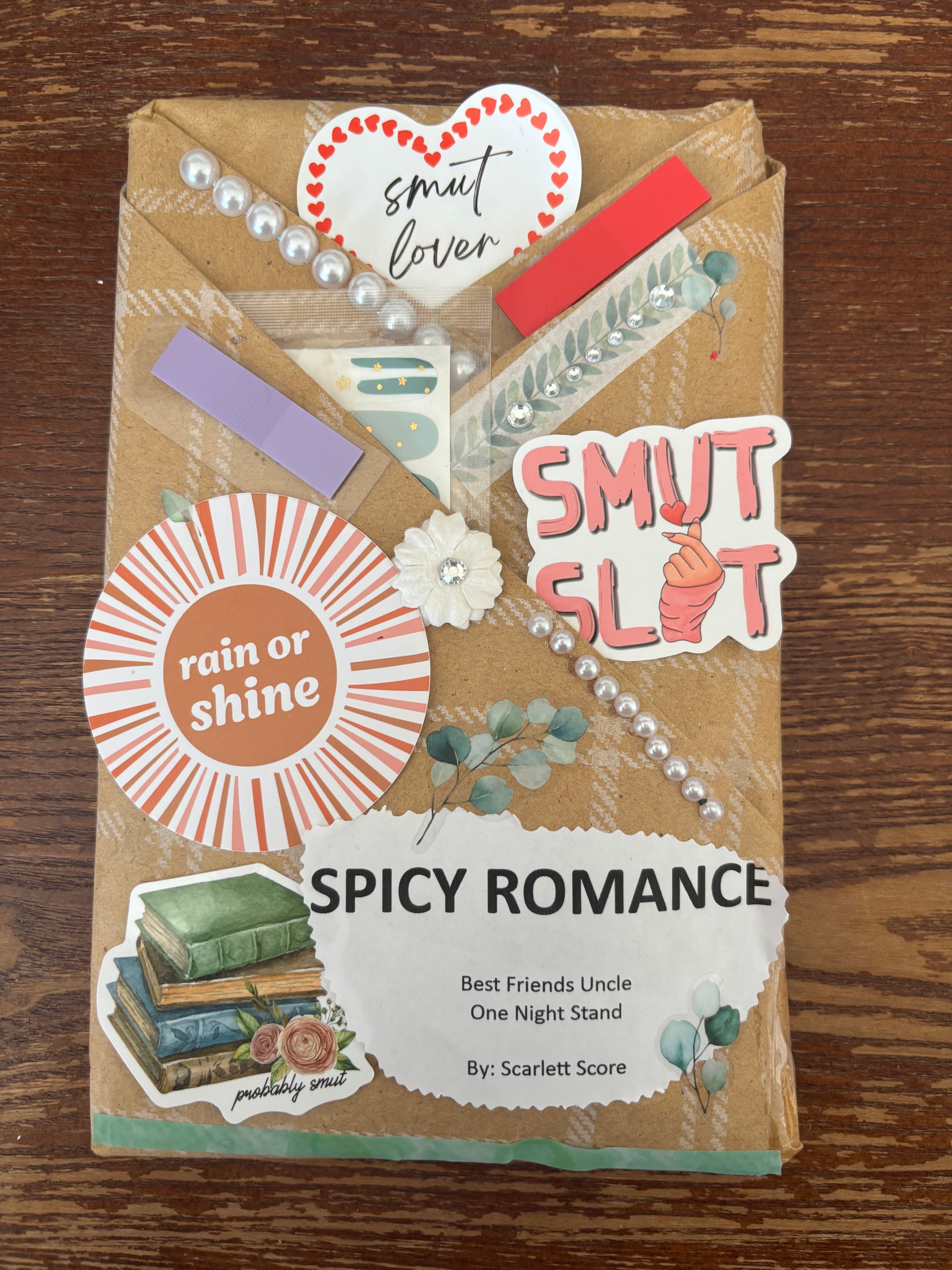 Blind Date With Scarlett Score and Homemade bookmark