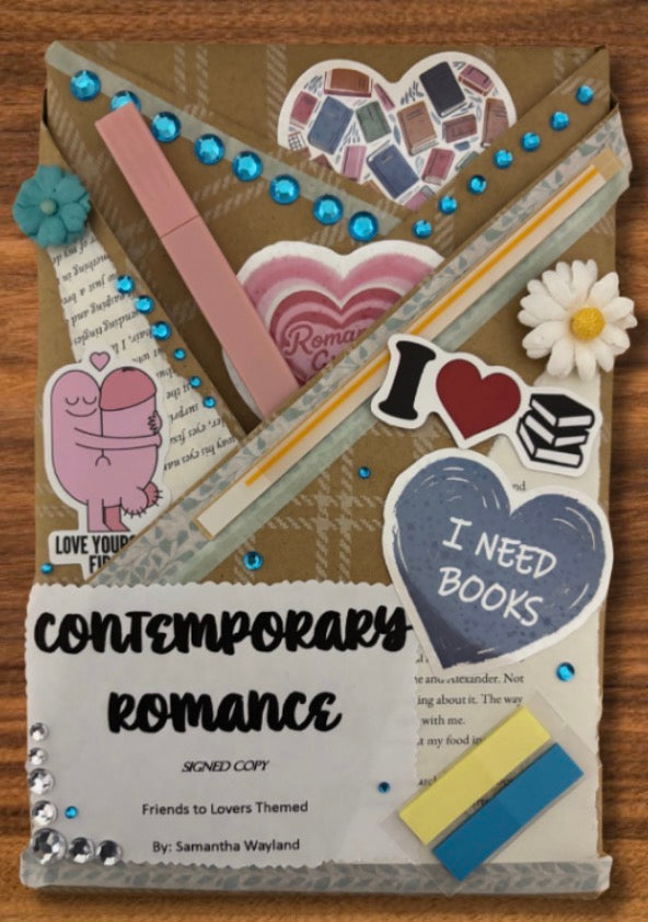 Blind Date With Samantha Wayland and homemade bookmark