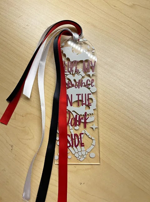 Dark Romance Acrylic Custom Bookmark